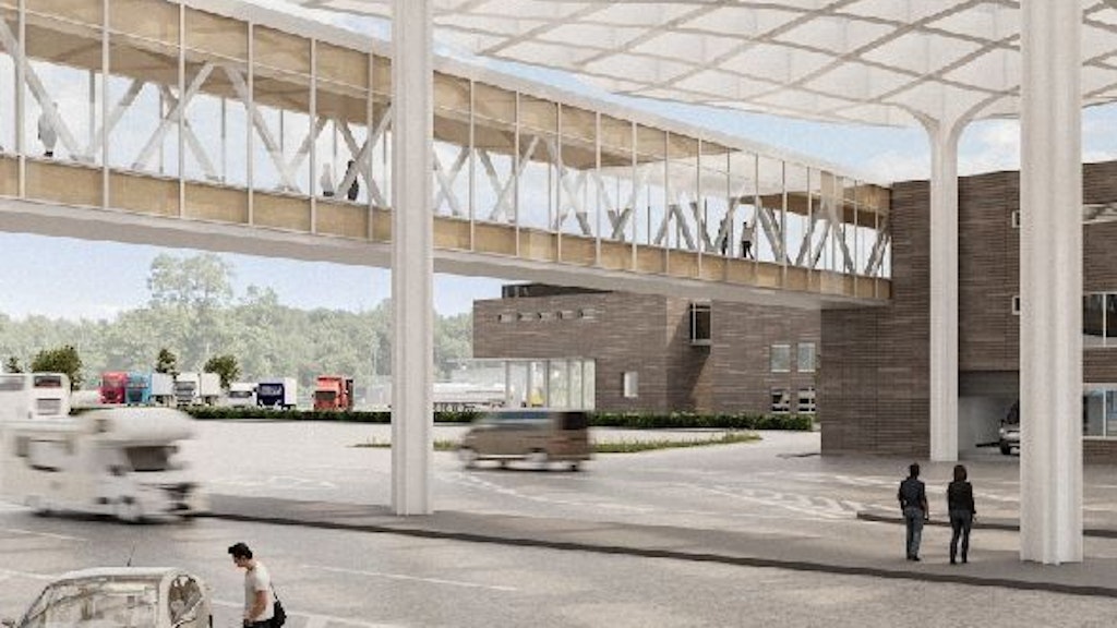 Lumineux, convivial, accueillant, le nouveau secteur de Basel / Weil am Rhein-Autoroute destiné au contrôle des voyageurs