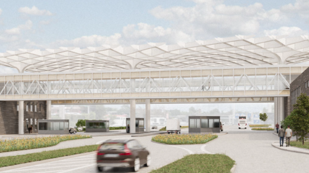 Visualisierung der neuen BWA, Blick von der Schweiz her