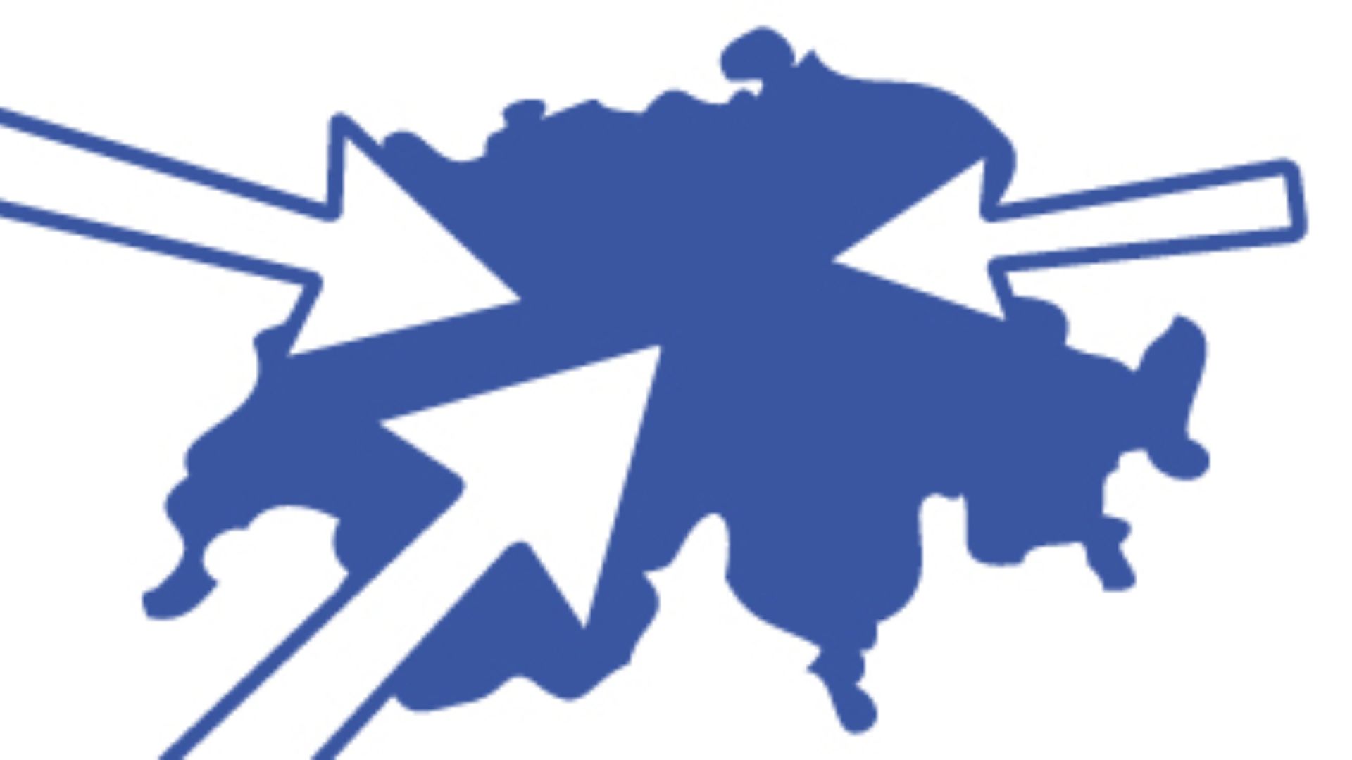 Piktogramm: Schweizer Karte mit drei Pfeilen, die nach innen zeigen