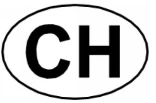 Photo of a CH sticker