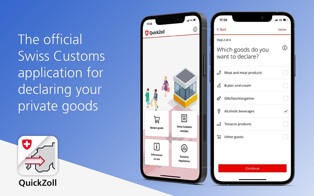 The official customs clearance app for registering your personal goods