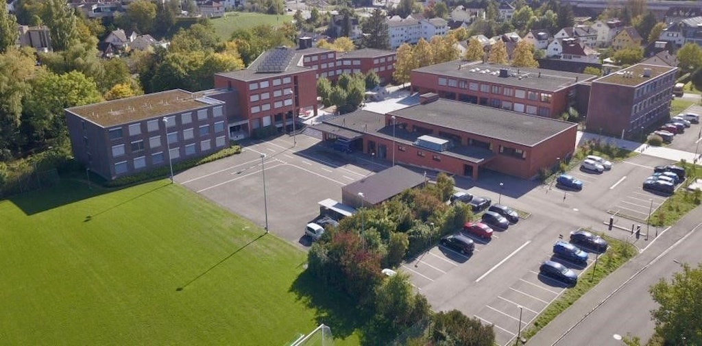 Ripresa con drone del campus dell'UDSC a Liestal